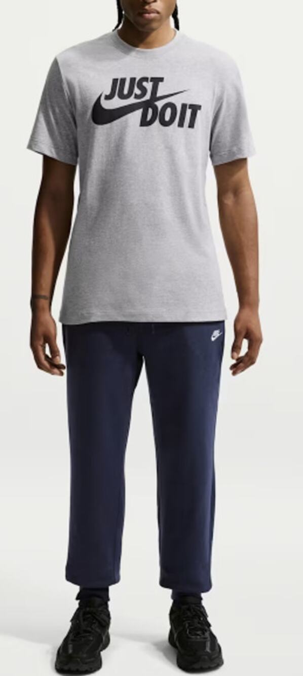 Nike Men's L Navy Blue Sportswear Club Tapered Leg Joggers P5-21